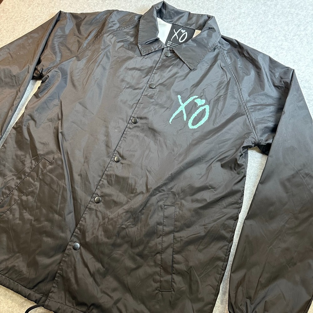 THE WEEKND XO Starboy Legend of the Fall 2017 Tour Coach Jacket XL Black